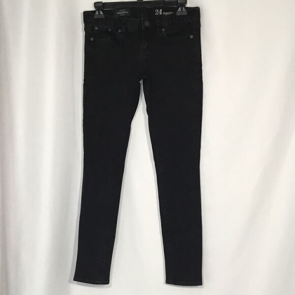 J. Crew Toothpick Ankle Jean in Black Wash (UC4) - Picture 2 of 7
